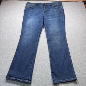 Lincoln Outfitters Womens 18W Blue Bootcut Jeans Medium Wash Stretch Plus Size